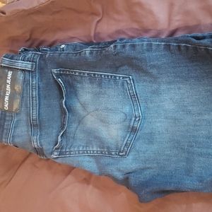 Mens Calvin Klein Skinny Jeans Size 33x30